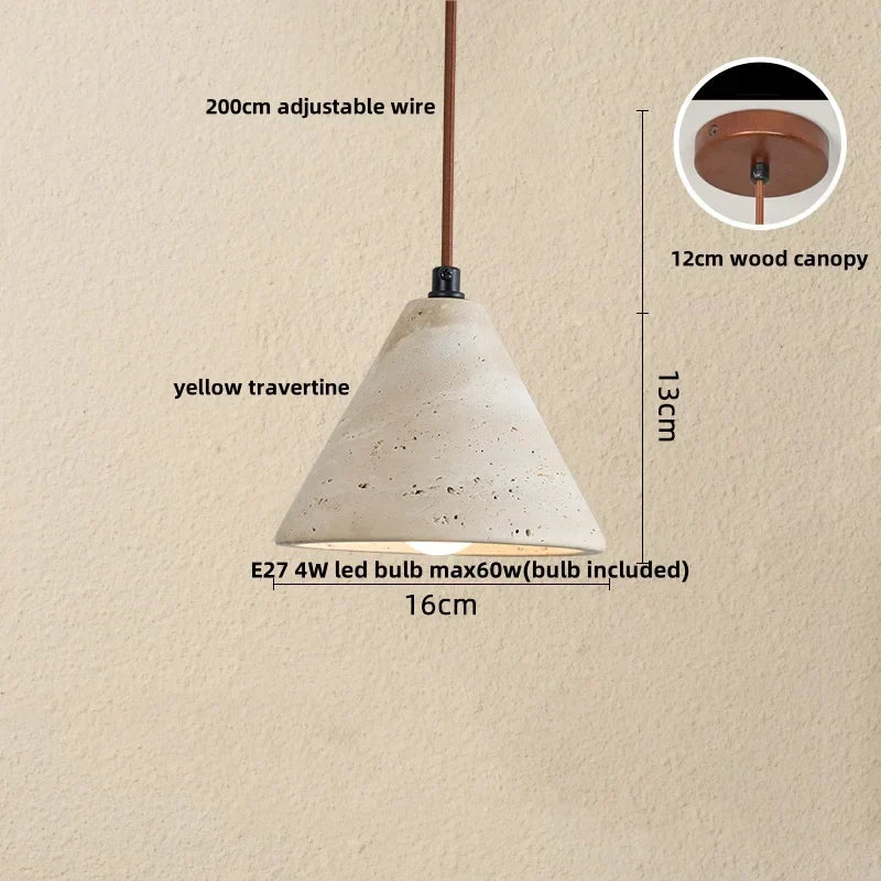 Black Wabi Sabi Pendant