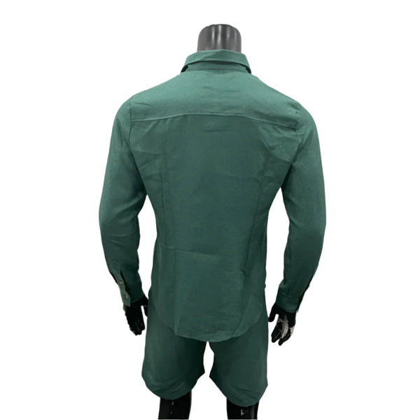 Men's Summer Comfy Cotton Linen Shorts set