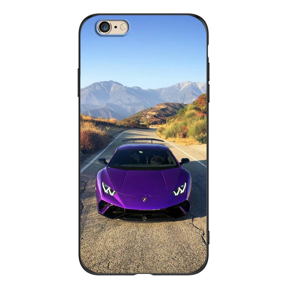 Cute Cover Soft Silicone Print Cars Print Phone Case For Iphone 5s 5 S Se 2016 4.0