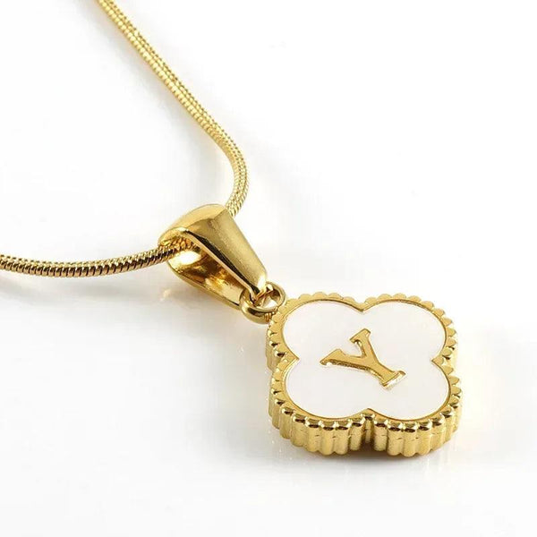Lucky Clover Stainless Steel Pendant Necklace - Sexikinis Swim - Gifts for You 'n Me