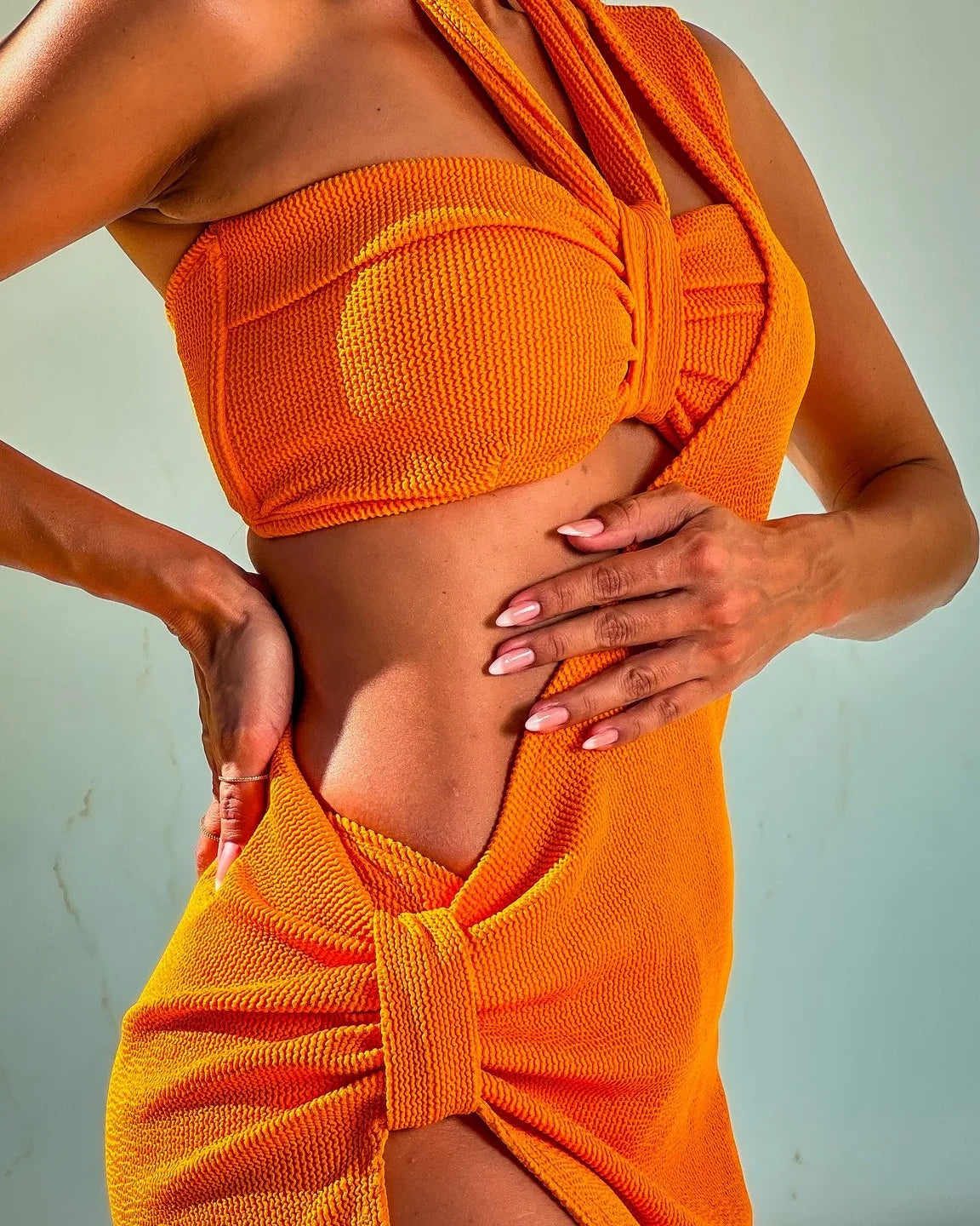 Lila three piece short dress with two piece swimsuit