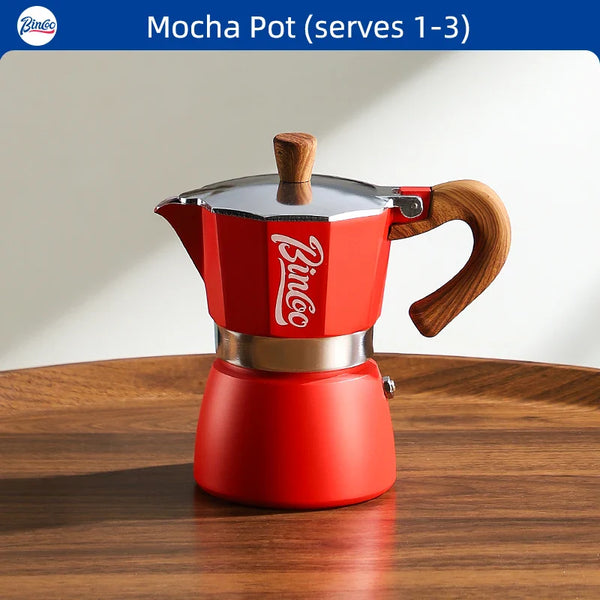 300ml Moka Pot - Italian Espresso Stovetop Coffee Maker for Home Baristas