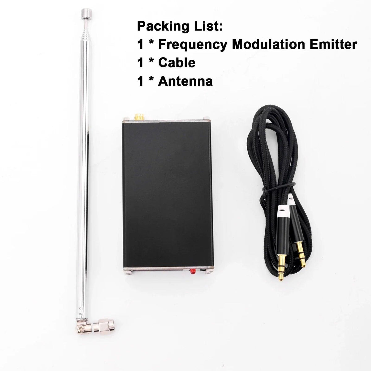 2km 0.5W FM Transmitter 76M-108Mhz Digital Display Stereo FM Transmit TYPE-C USB Churches CAR Radio Broadcast Campus Station