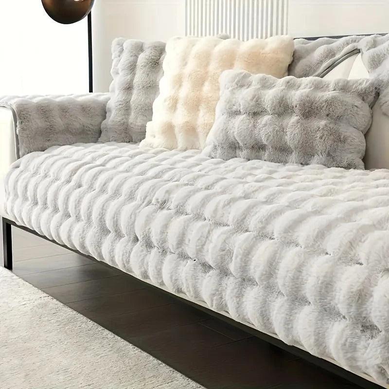 Velvet Couch Cover – Soft, Stylish, and Cat & Dog Proof Couch Throw Cover