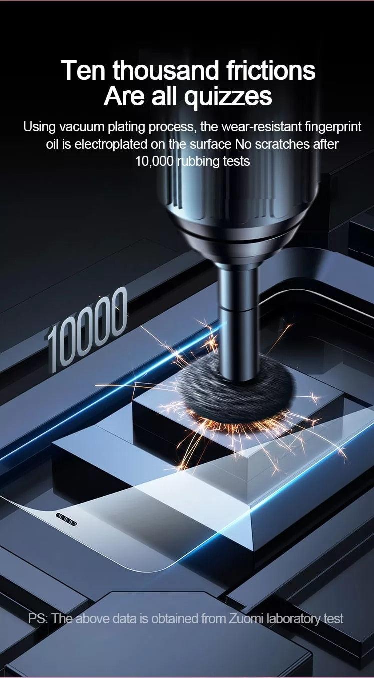 4PCS Tempered Glass for iPhone 11 12 13 Pro XR X XS Max Screen Protector on for iPhone 14 Pro Max Mini 7 8 6 6S Plus 5S SE Glass Tempered Glass Pad Full Screen Screen Protector