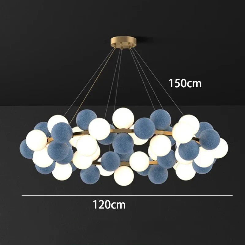 Chrome Linear LED Chandelier