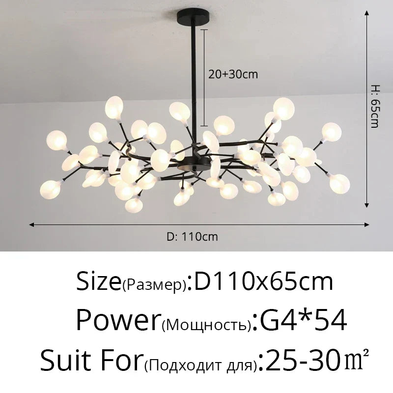 Iron Nordic Ceiling Light