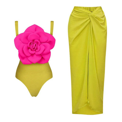 Hibiscus one piece swimsuit - Sexikinis Swim