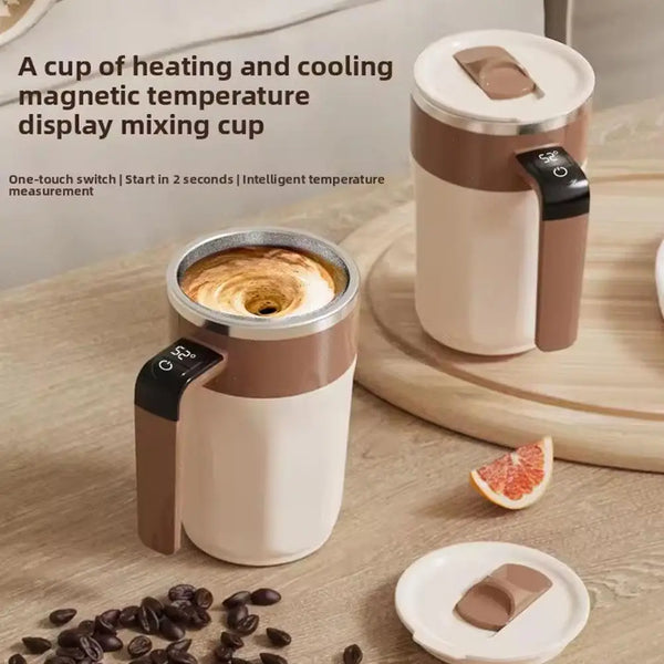 Automatic Stirring Mug - Stainless Steel Drinkware