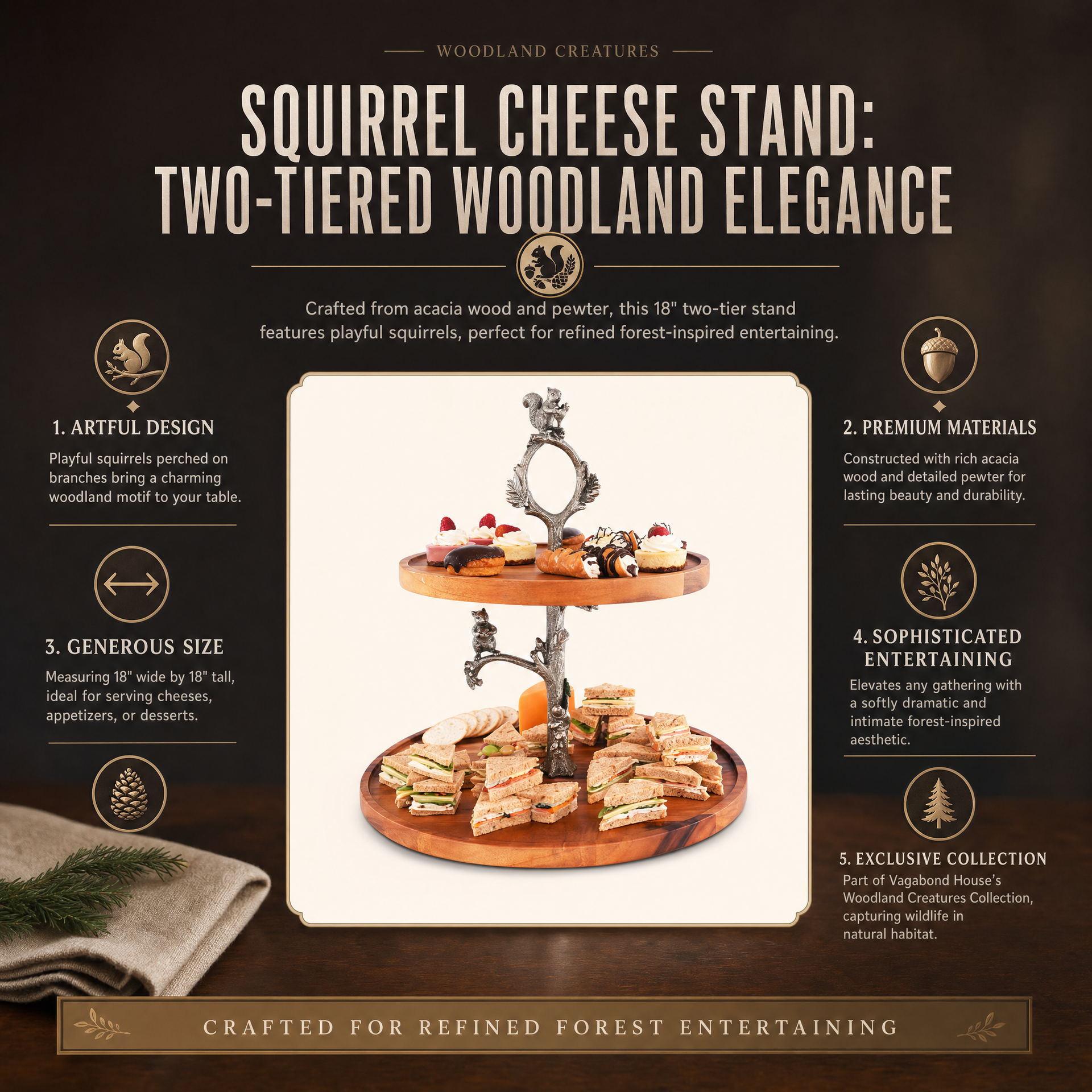 Squirrel Cheese Stand