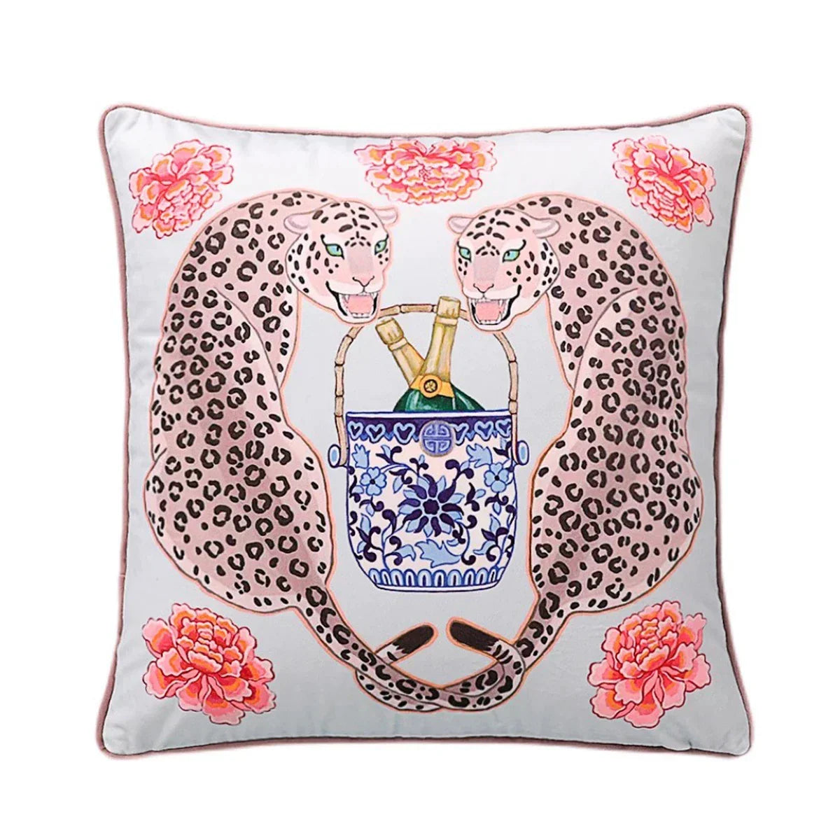 Cheetah Tassel Cushion Cover