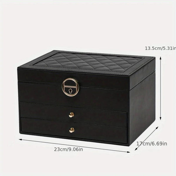 Jewelry Storage Box – Necklace & Earrings Organizer for Gifts