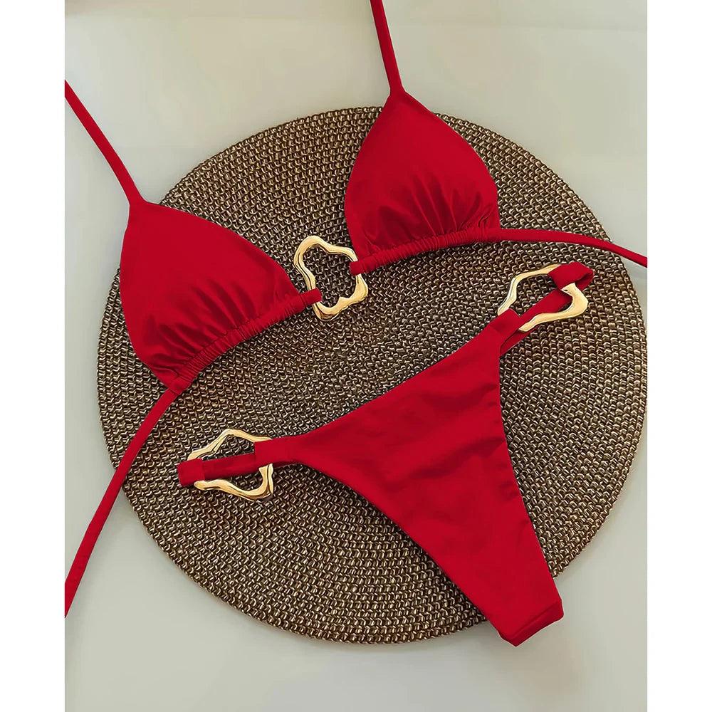 Sexy Halter Micro two piece swimsuit - Sexikinis Swim