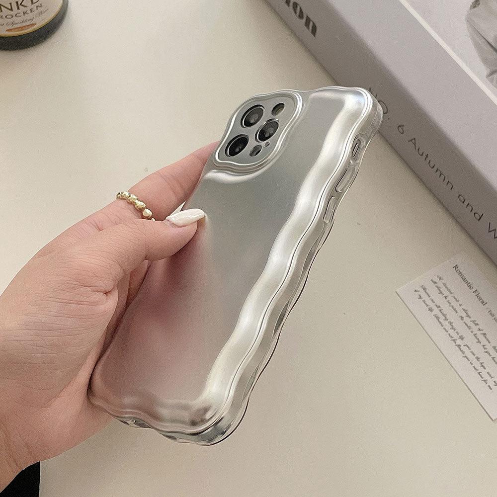 Women Luxury Gold Color Shockproof Phone Case for iPhone 14 13 12 11 Pro Max X Xs Max XR Shock-Absorbing Elegant Shiny Case for iPhone Strong iphone Back Cover