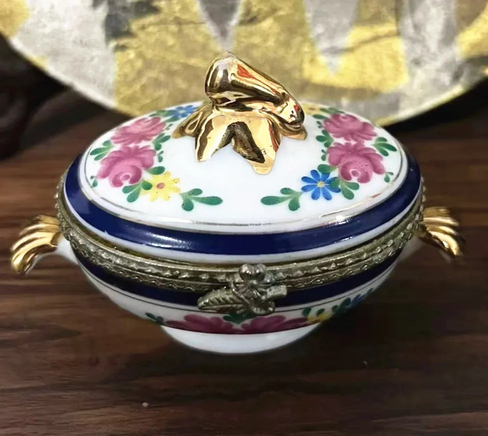 Resin Flower Jewelry Storage Box Vase Flower Basket  Jewelry Case Storage Jewelry Organizer Display Home Decor Ornament