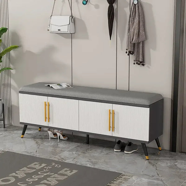 Luxury Wooden Shoe Cabinets Entrance Hall Storage Closet Balcony Bench Corner Shoe Cabinets Organizer Zapatero Hallway Furniture - Gifts for You 'n Me
