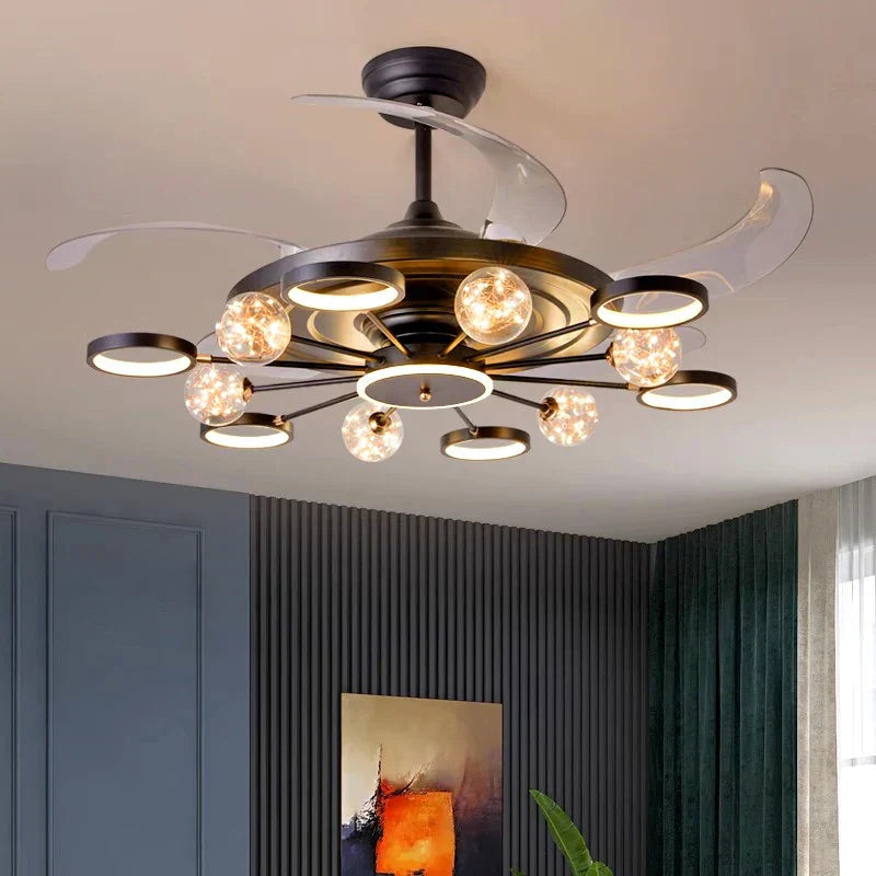 DecorBites™ Kids Bedroom Ceiling Fan with Remote Control & LED Light Decorbites