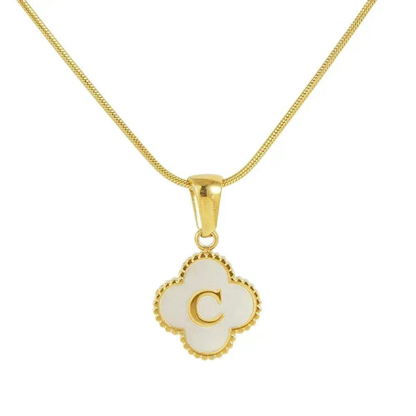 Lucky Clover Stainless Steel Pendant Necklace - Sexikinis Swim - Gifts for You 'n Me