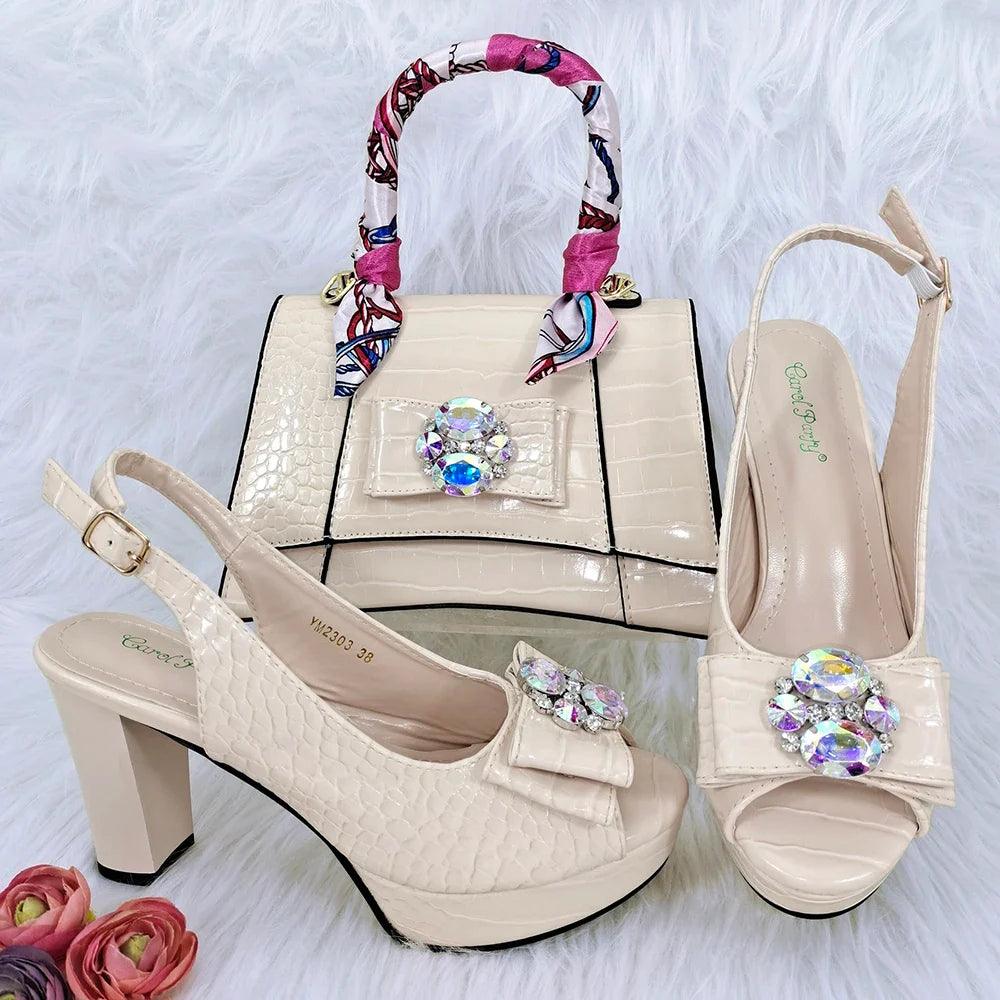 Italian Shoe and Bag Set New HFG1-23