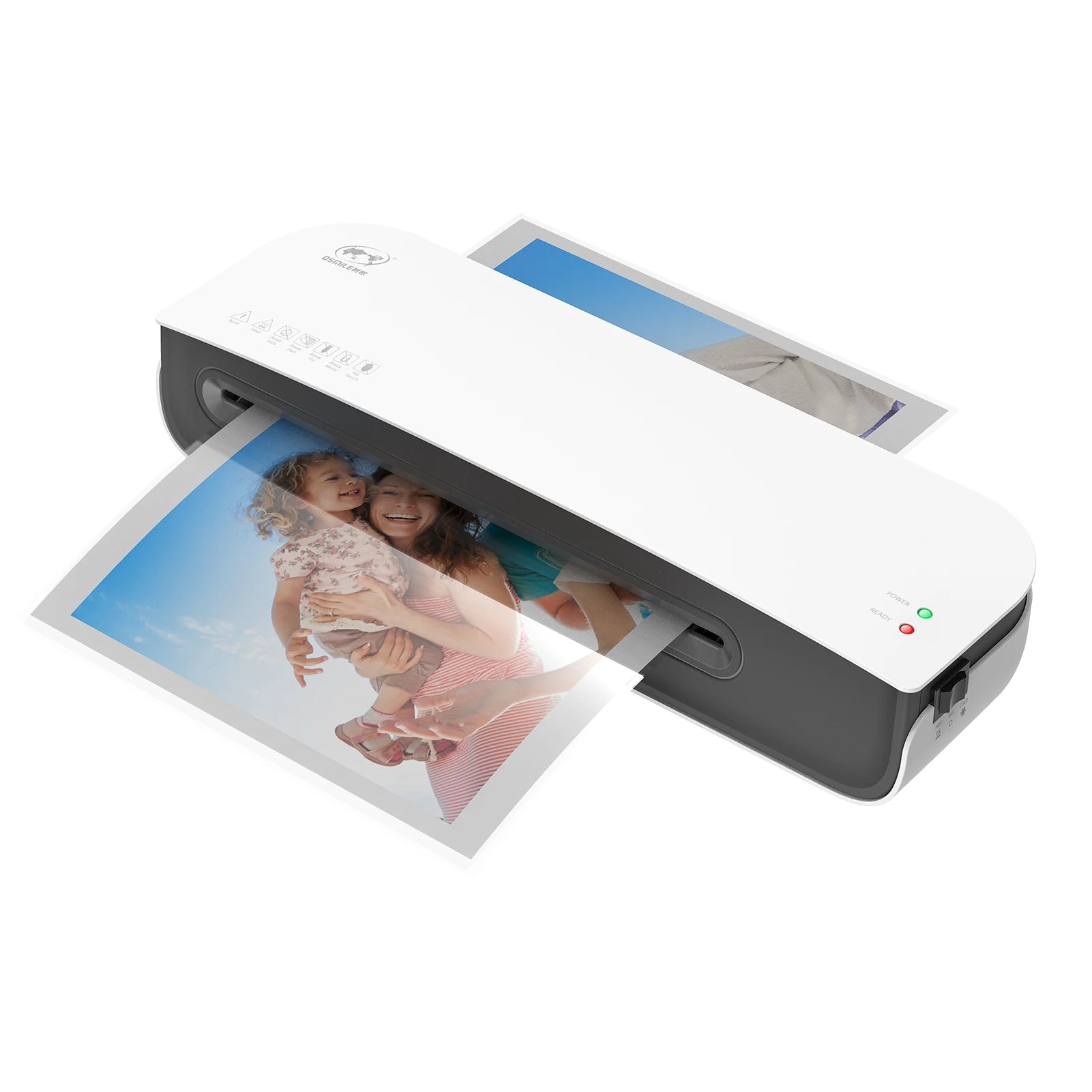 OSMILE SL289 Desktop Laminator Machine Set A4 Size Hot and Cold Lamination 2 Roller System 9 inches Max Width for A4/A5/A6