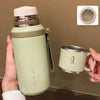 Thermos Cup with Tea Strainer - 600/800ML - Green / 800ML