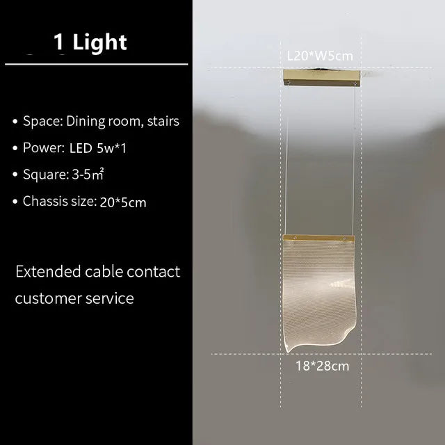 Modern Guide Ceiling Chandelier