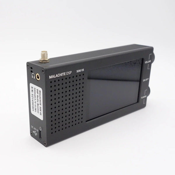Malachite DSP SDR 1.10d Radio Receiver V5 With Optional Board Metal Case 5000mAh AM CW SSB NFM WFM