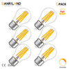 Glass Globe LED Bulb - G45 6pcs / Warm White 2700K / E27 220V | Yes | 6.5W