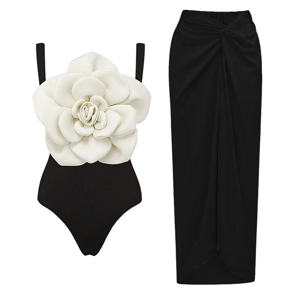 Hibiscus one piece swimsuit - Sexikinis Swim