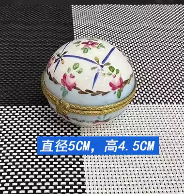 Cartoon 3D Relief Colorful Handdrawn Flower Tank Jar Jewelry Box Ring Box Tin Milk Jug Vase Tableware Household
