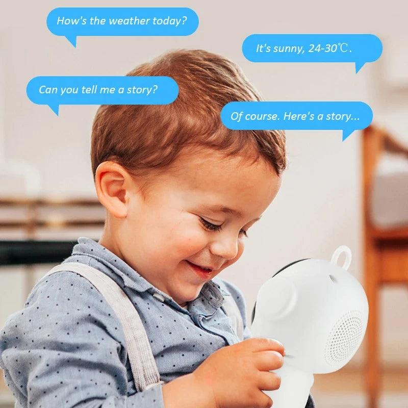 Smart AI Robot WiFi Early Education Toys for Children Speech Recognition & Voice Interactive Educational Learning Machine