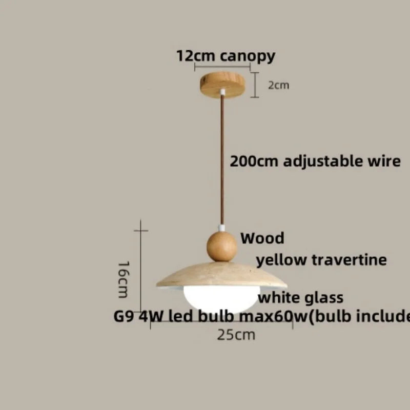 Black Wabi Sabi Pendant