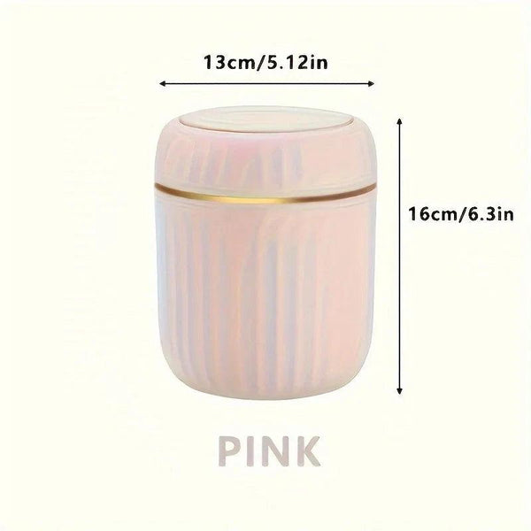 Mini Desktop Trash Can with Lid Garbage Waste Bin Organizer Bedroom Office Desk Storage Box Made Durable Plastic Home Supplies