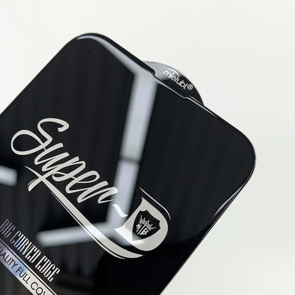 2PCS Super Glass for iphone 14 13 Pro Max screen protector best Oleophobic Coating 2.5D edge full glue cover for iPhone 14 13 mini Black Edge 9H Tempered Glass Film Case-Friendly HD Clear Screen Protector For iPhone