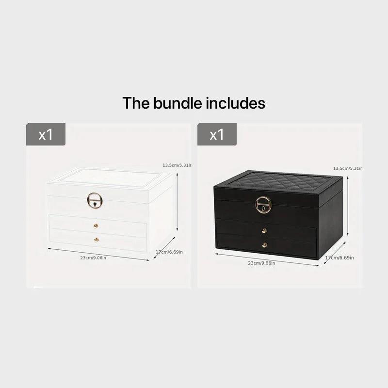 Jewelry Storage Box – Necklace & Earrings Organizer for Gifts
