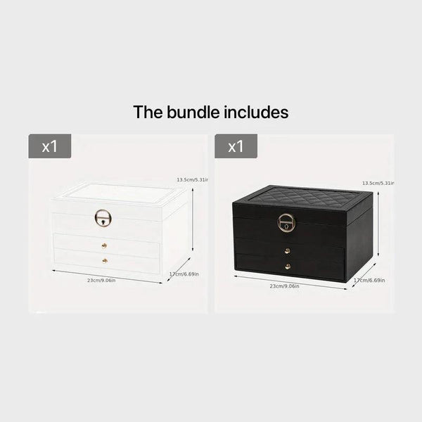 Jewelry Storage Box – Necklace & Earrings Organizer for Gifts
