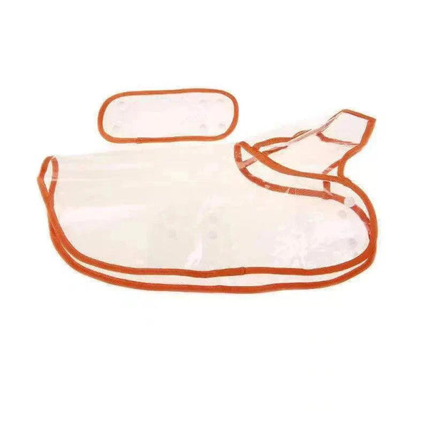 Transparent Dog Raincoat – Waterproof Hooded Pet Rainwear Jacket for Small Dogs