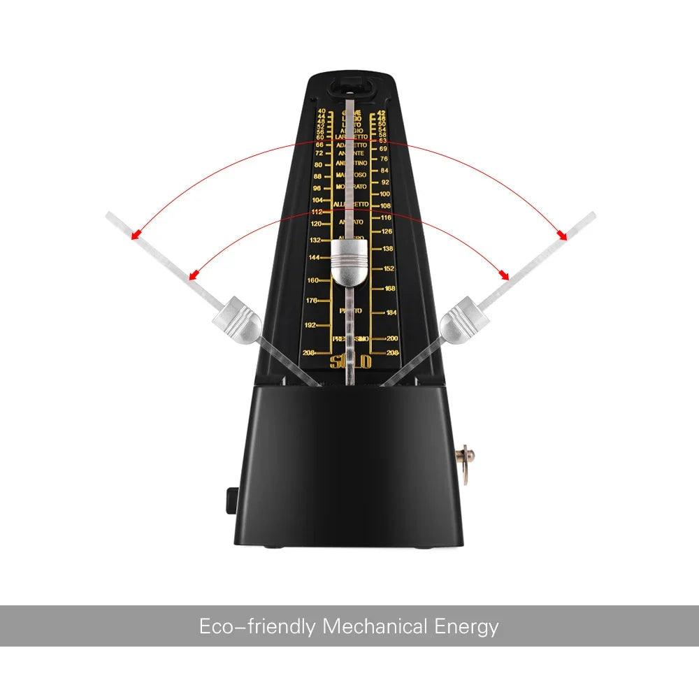 Standard Universal Mechanical Metronome ABS Material for Guitar Violin Piano Bass Drum Musical Instrument Practice Tool
