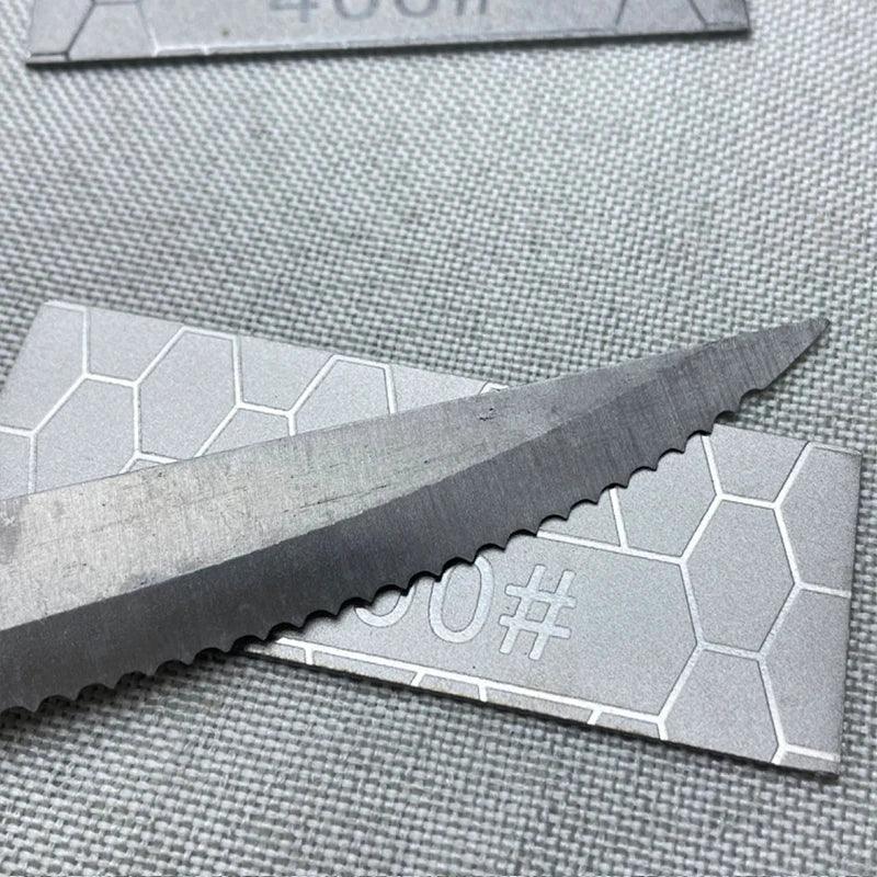 240-1000# Diamond Knife Sharpener Sharpening Stone Professional Kitchen Fixed Angle Sharpening Stone Tool Set