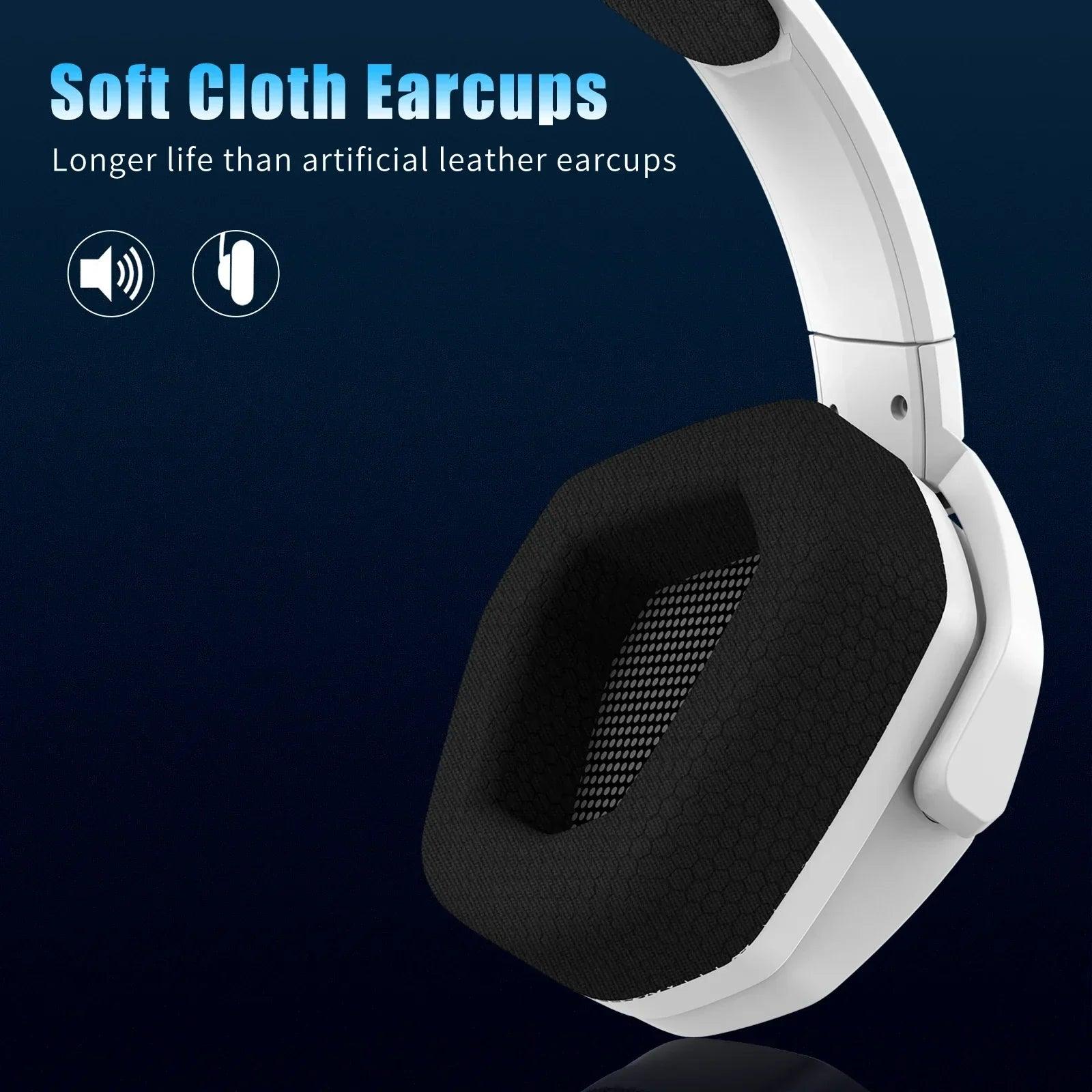 Dual Wireless Gaming Headset with Mic ANC for PS5 PC Mobile Switch