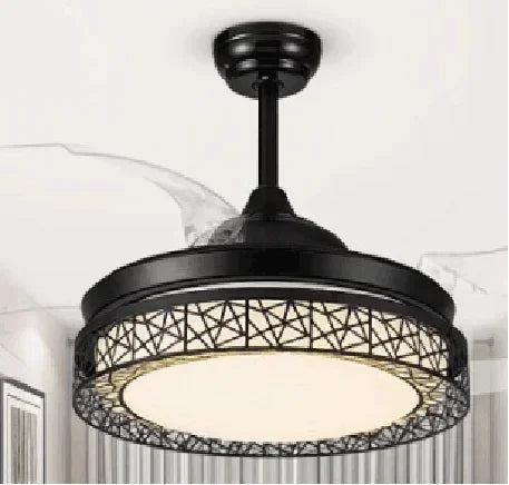 DecorBites™ Gold Ceiling Fan Lights Remote Control 36/42inch Dining Bedroom Living Luminaria Decorbites