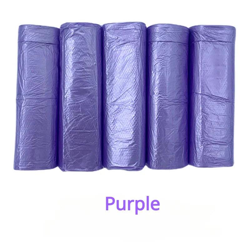 100PCS Mixed Color Garbage Bags – Thick Disposable Trash Can Liners