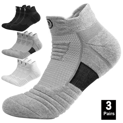 Cushioned Sports Compression Socks for Basketball and Running