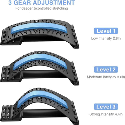 Adjustable Back Stretcher – Lumbar Support Pain Relief Board