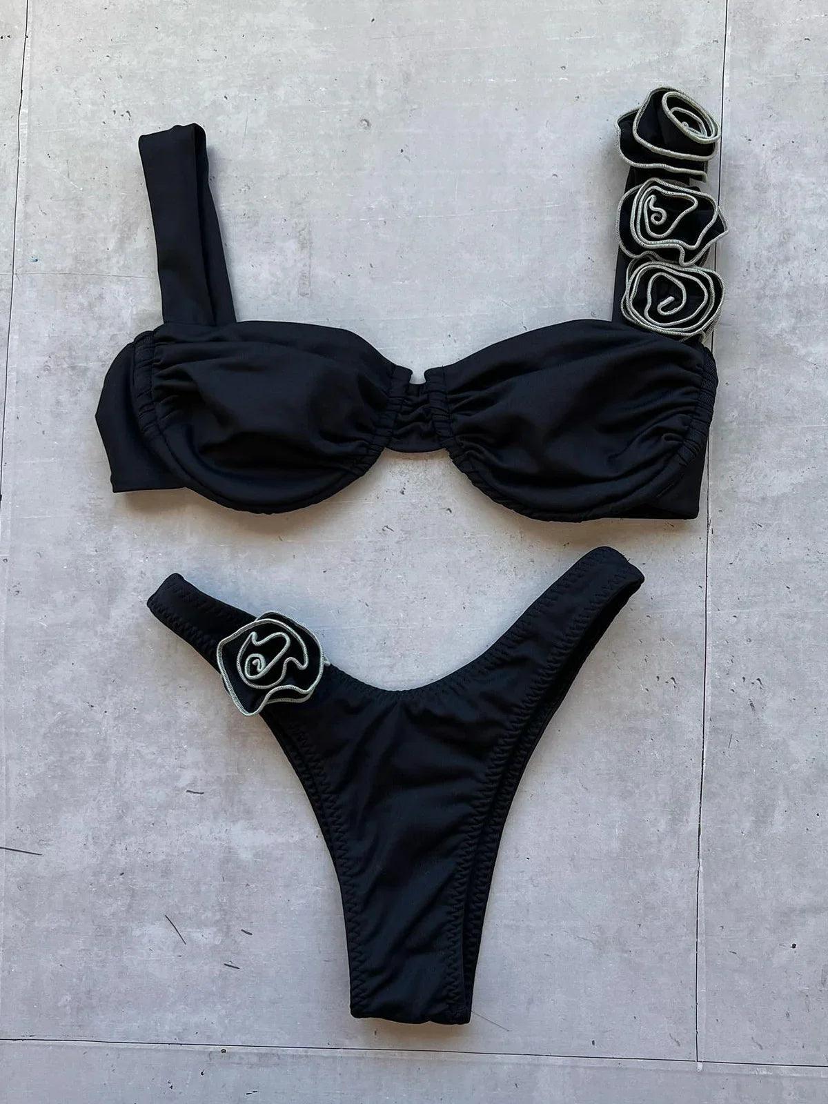 Flower Diva two piece swimsuit - Sexikinis Swim