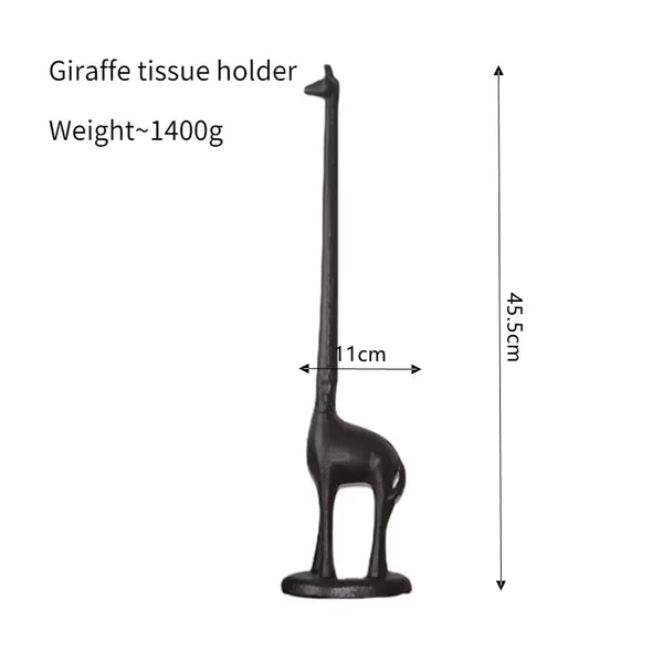 Cast Iron Animal Paper Towel Holder