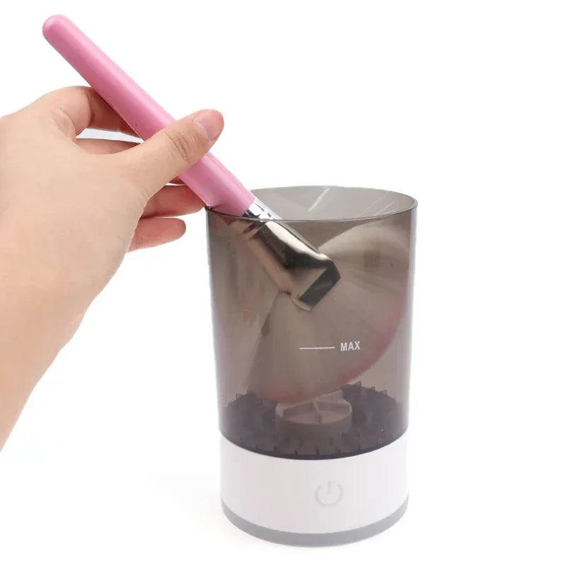 Women Eye Shadow Brush Cleaning Tool Portable Electric Makeup Brush Cleaner Machine With USB Charging Automatic Cosmetic Brush - Gifts for You 'n Me