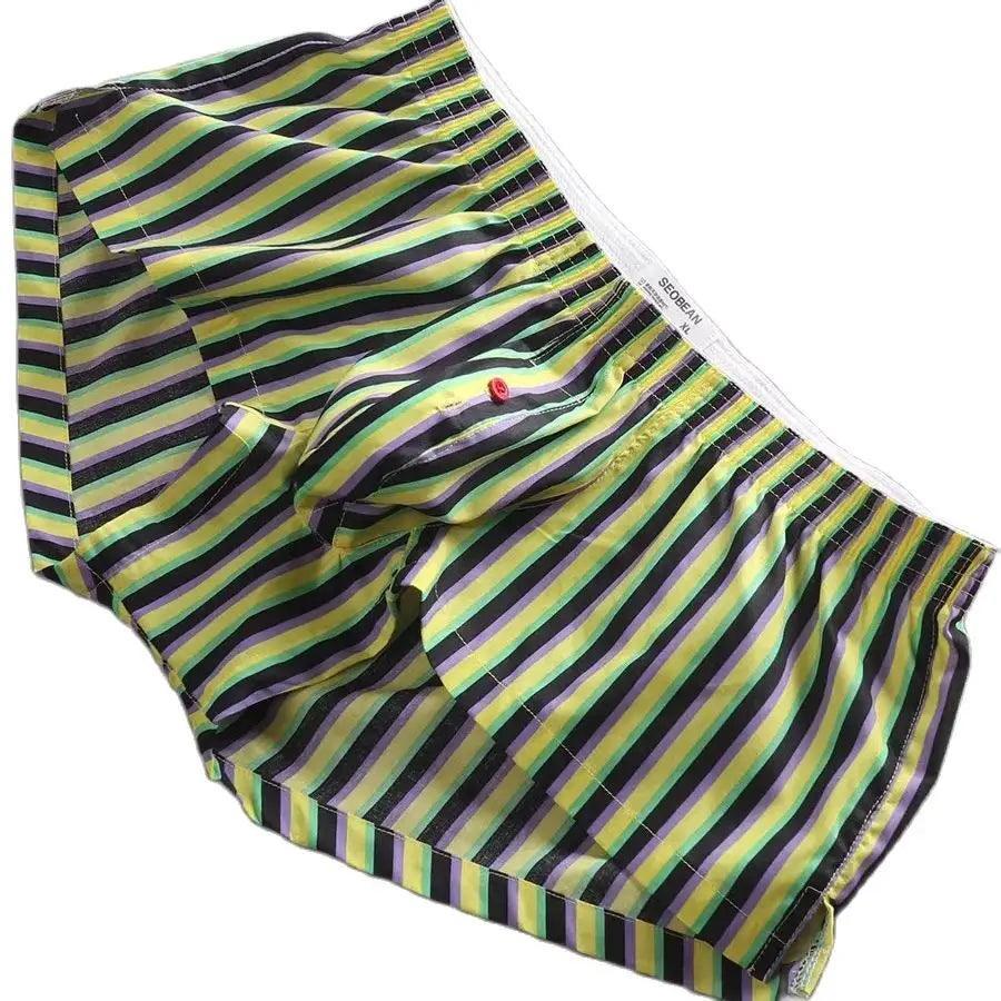 Seobean Men's 100% Cotton Shorts