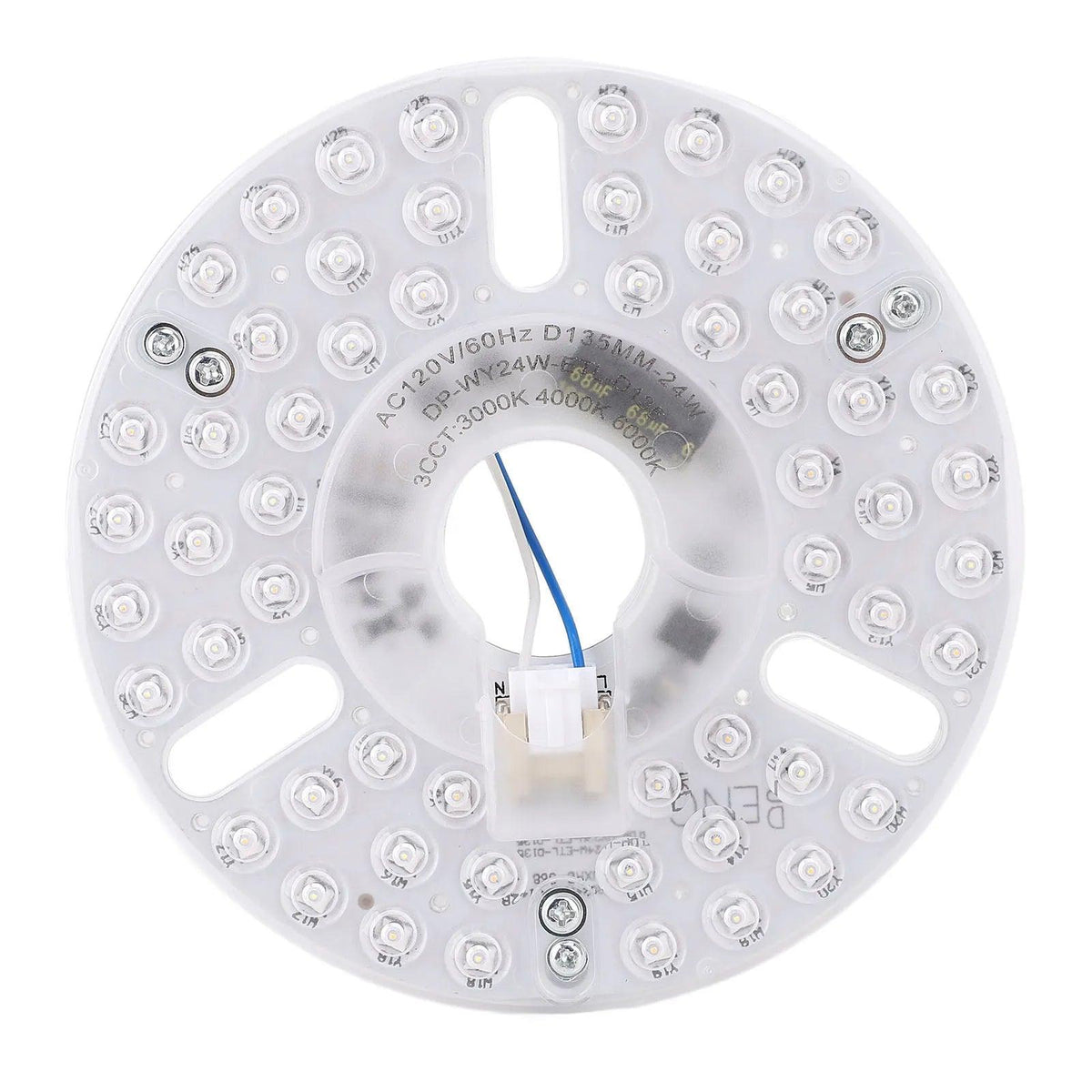 5.3 Inch Ceiling Fan LED Light Replacement 24W 3CCT Dimmable Magnetic LED Fan Light Board Panel Retrofit Light with Memory
