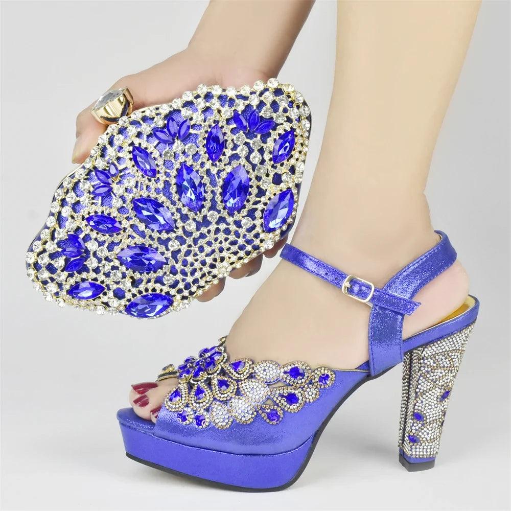 New Italian Party Shoes and Bag Set TYR56